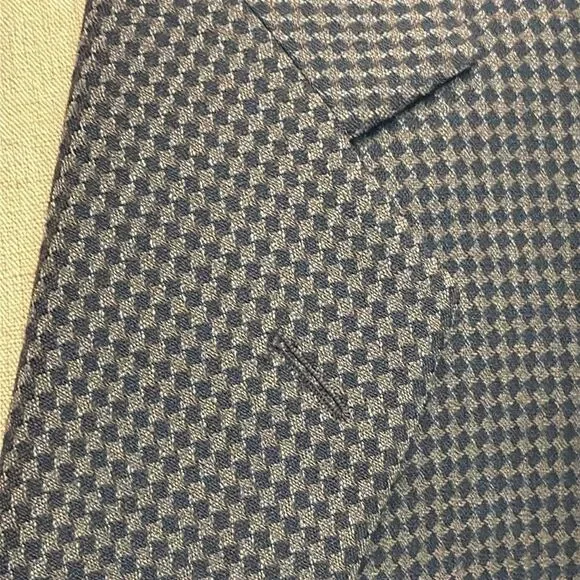 Givenchy Monsieur‎ Multi Color Diamond Woven Blazer Size 42L C40